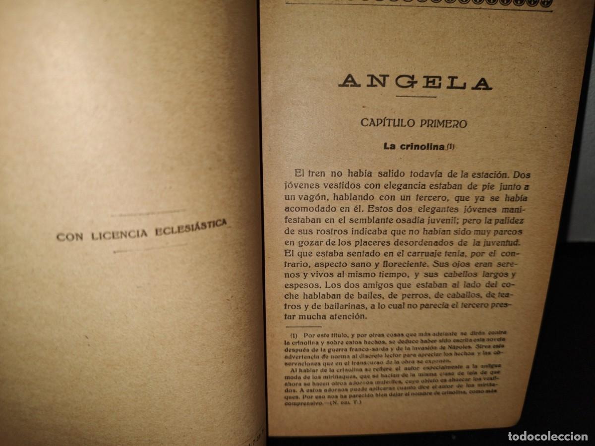 Libros antiguos: 42- &Aacute;NGELA - CONRADO DE BOLANDEN - 1923 - Foto 6