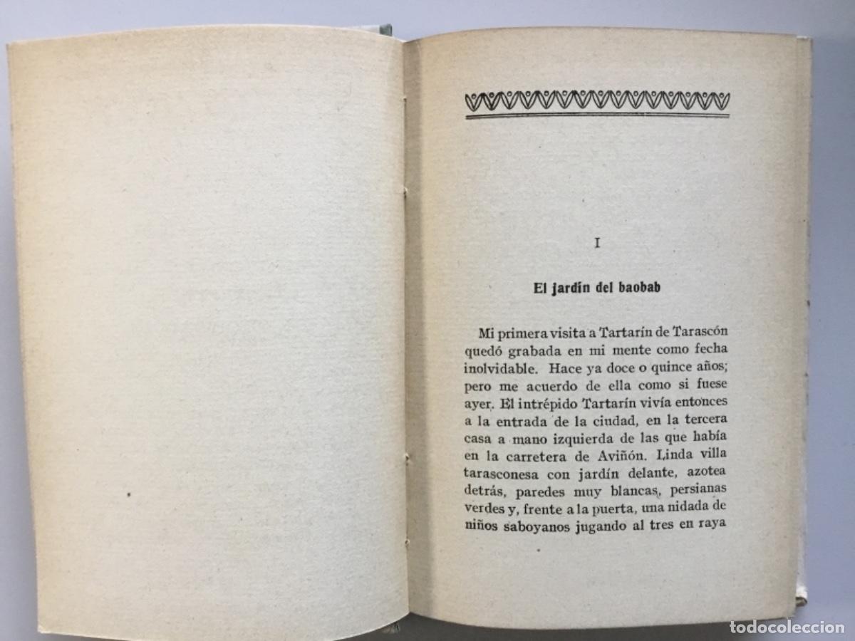 Libros antiguos: ALFONSO DAUDET // TARTAR&Iacute;N DE TARASC&Oacute;N // CALPE - Foto 3