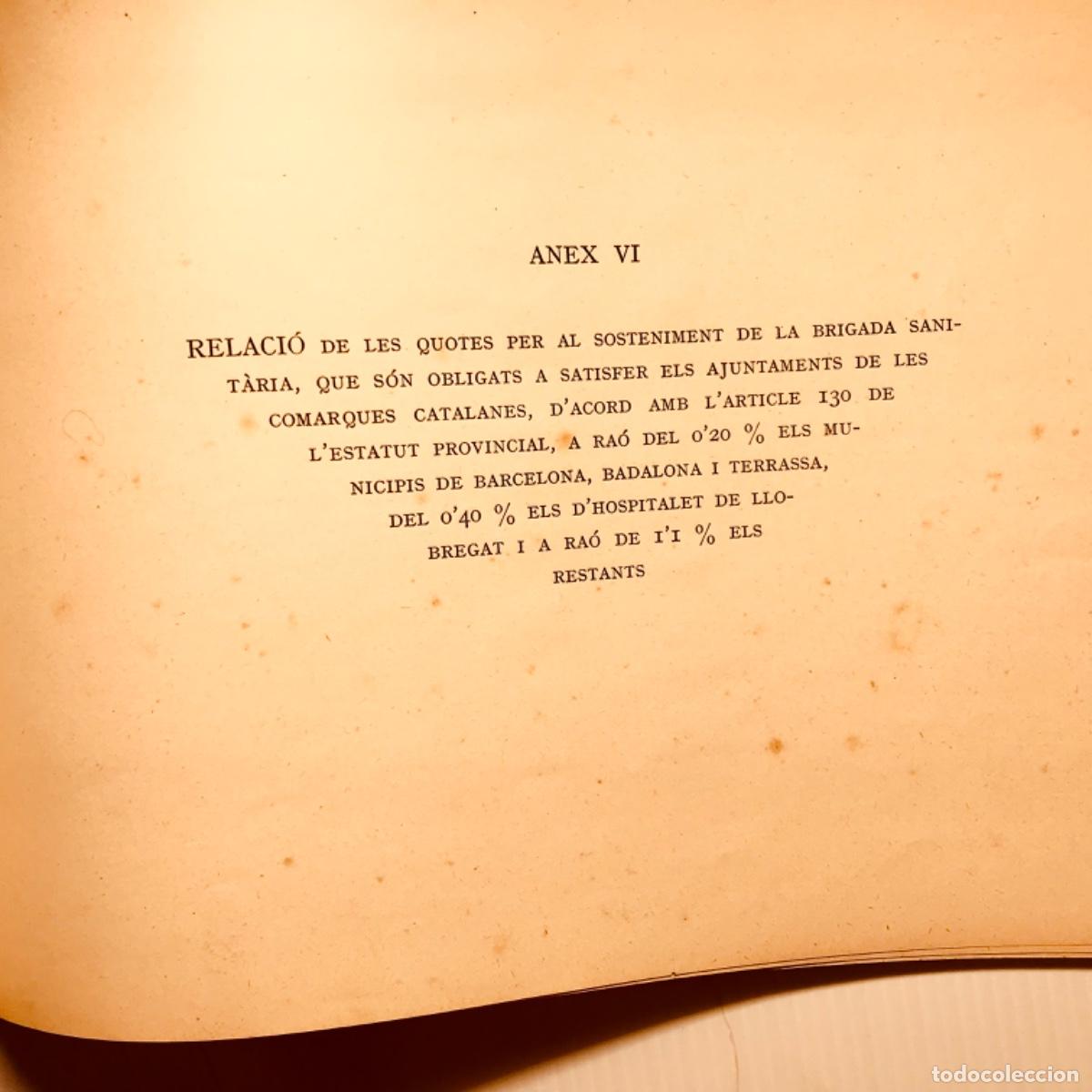 Libros antiguos: Pressupuest de la Generalitat de Catalunya.1936 - Foto 5
