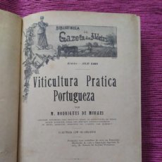 Libros antiguos: 1907. VITICULTURA PRATICA PORTUGUEZA. RODRIGUES DE MORAES.. Lote 376892244