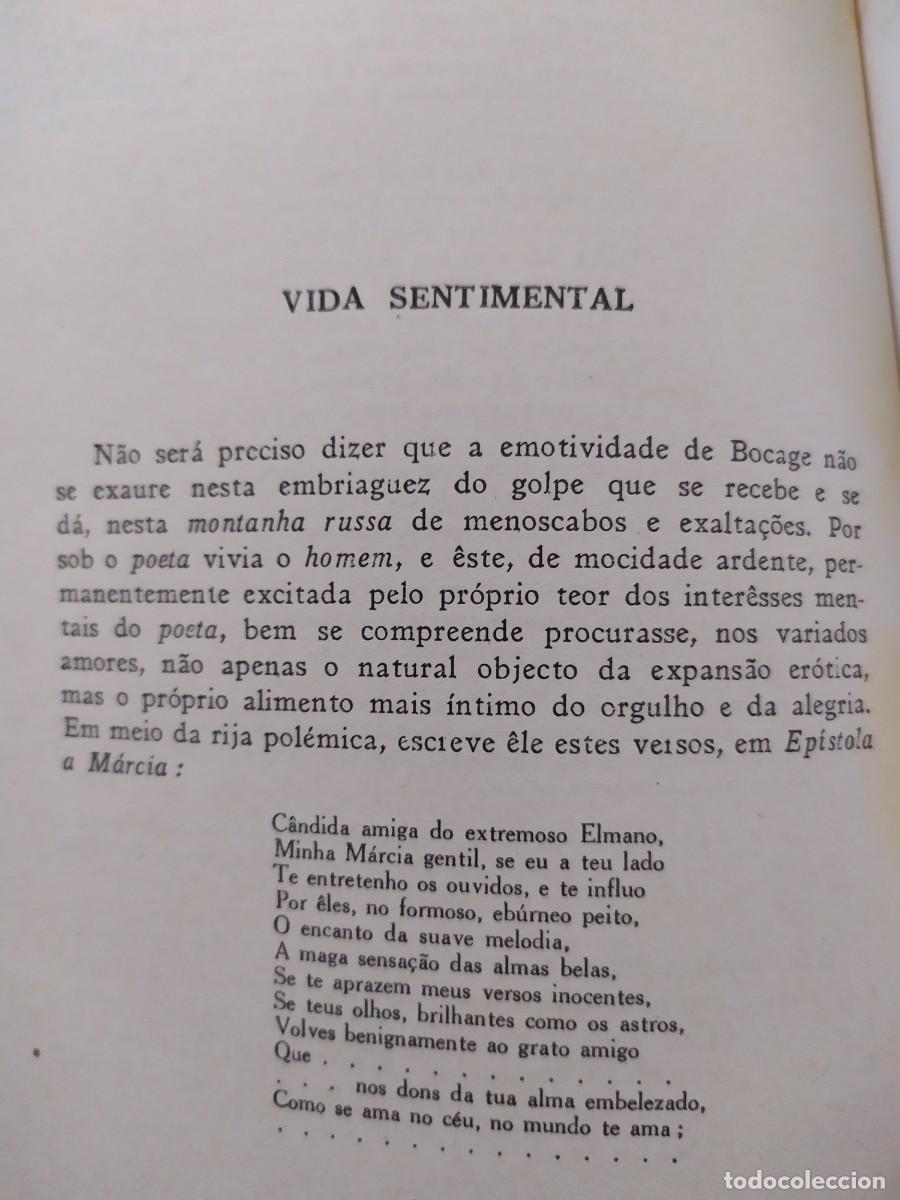 Libros antiguos: 1936. Bocage. Hernani Cidade. - Foto 9