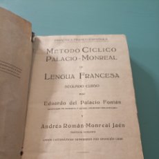 Libros antiguos: MÉTODO CÍCLICO PALACIO-MONREAL DE LENGUA FRANCESA. ÁVILA 1923. Lote 376920794