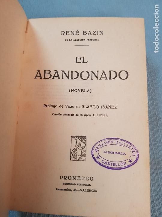 Libros antiguos: EL ABANDONADO -RENE BAZIN - Foto 2