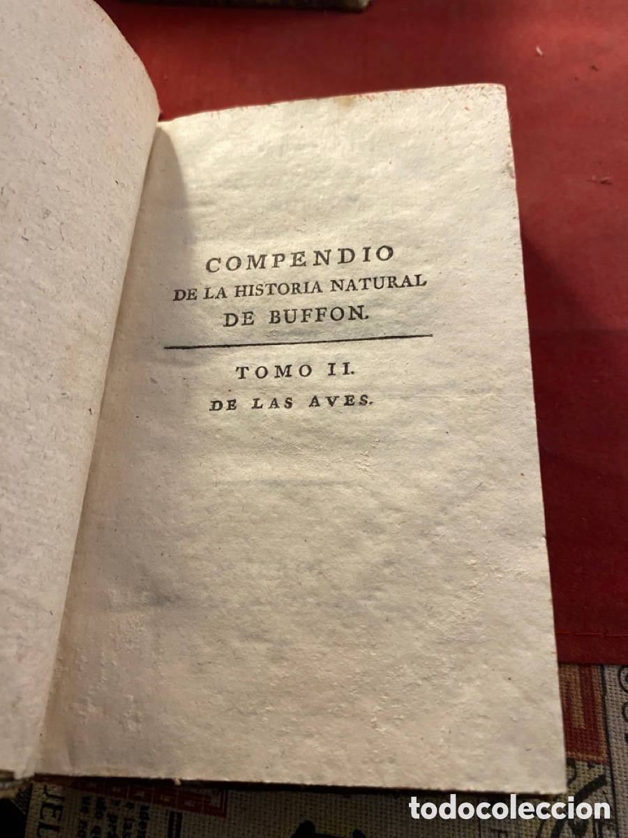 Libros antiguos: COMPENDIO DE LA HISTORIA NATURAL DE BUFFON. 6 tomos - Foto 4