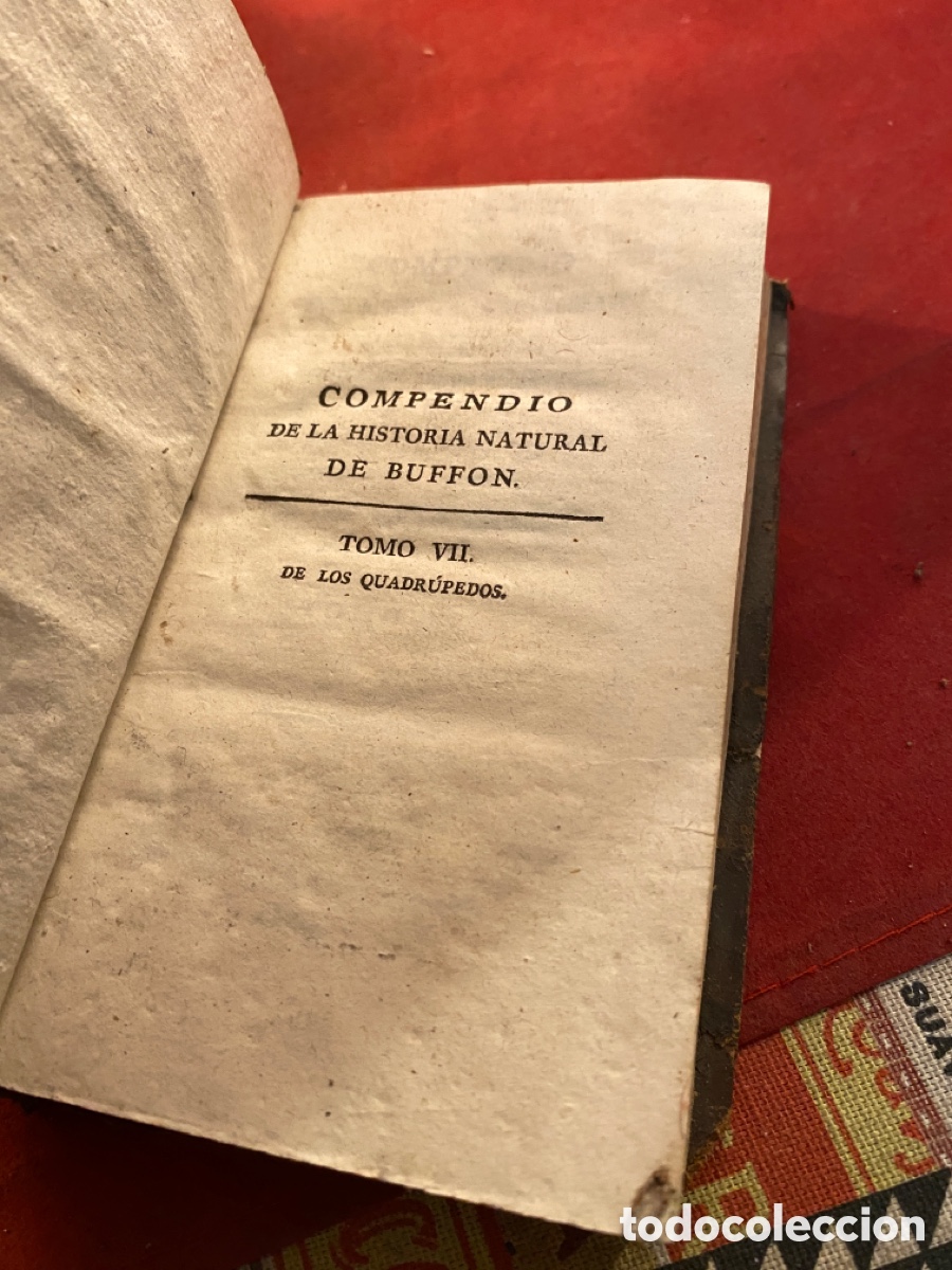 Libros antiguos: COMPENDIO DE LA HISTORIA NATURAL DE BUFFON. 6 tomos - Foto 11