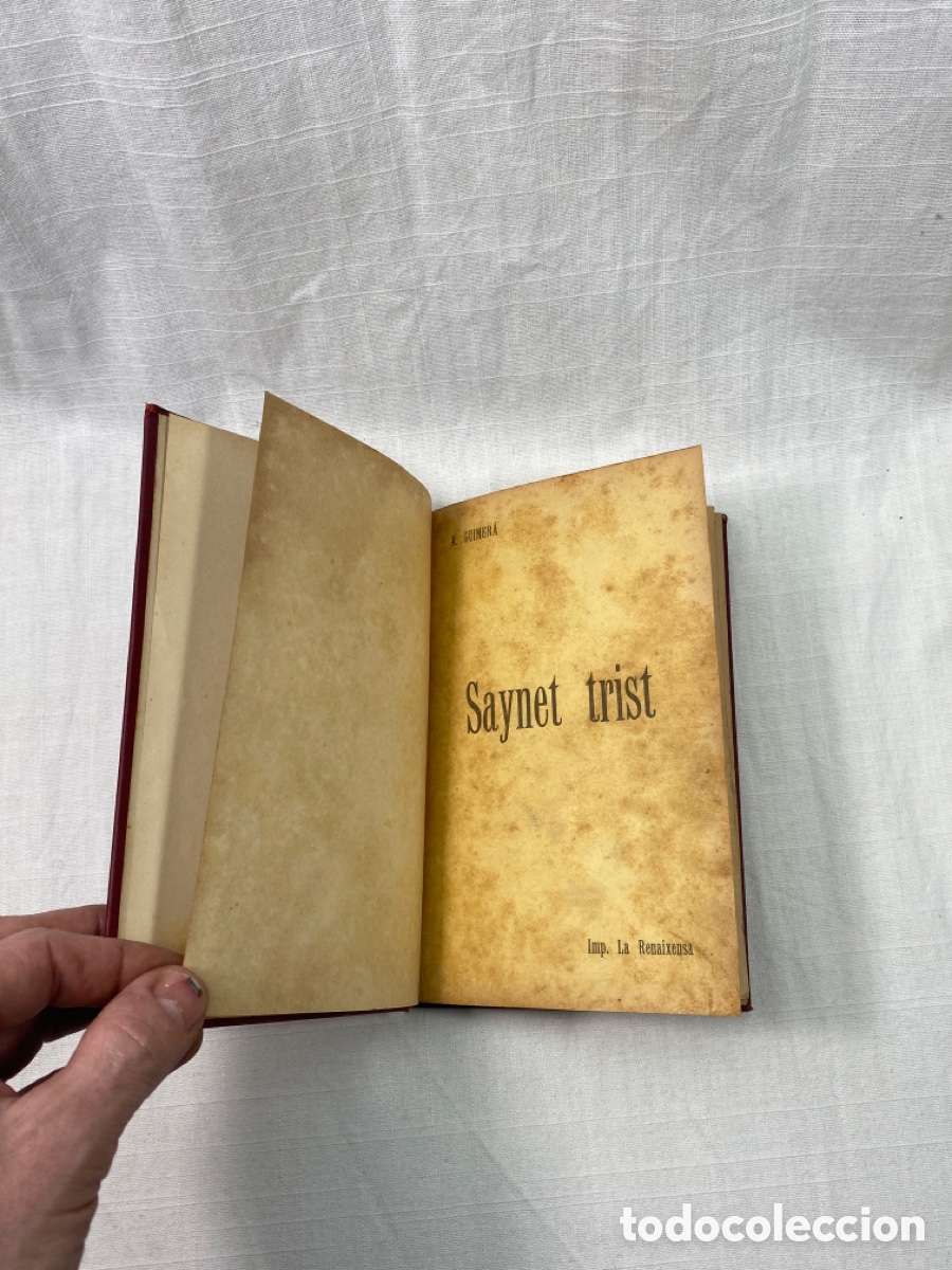 Libros antiguos: Saynet Trist en tres actes. A. Guimer&aacute; - Foto 5