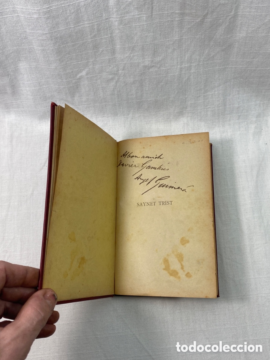 Libros antiguos: Saynet Trist en tres actes. A. Guimer&aacute; - Foto 6