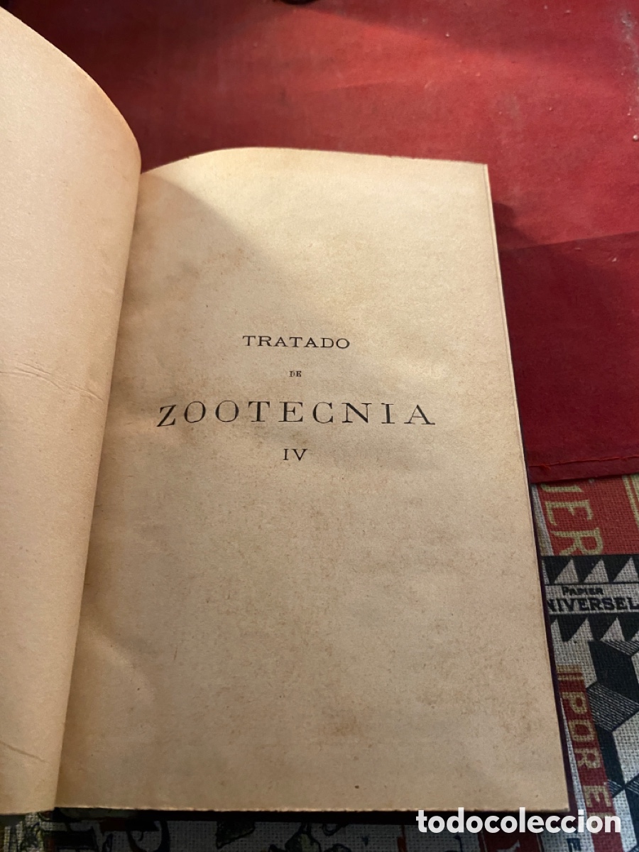 Libros antiguos: TRATADO DE ZOOTECNIA. 5 tomos - Foto 6