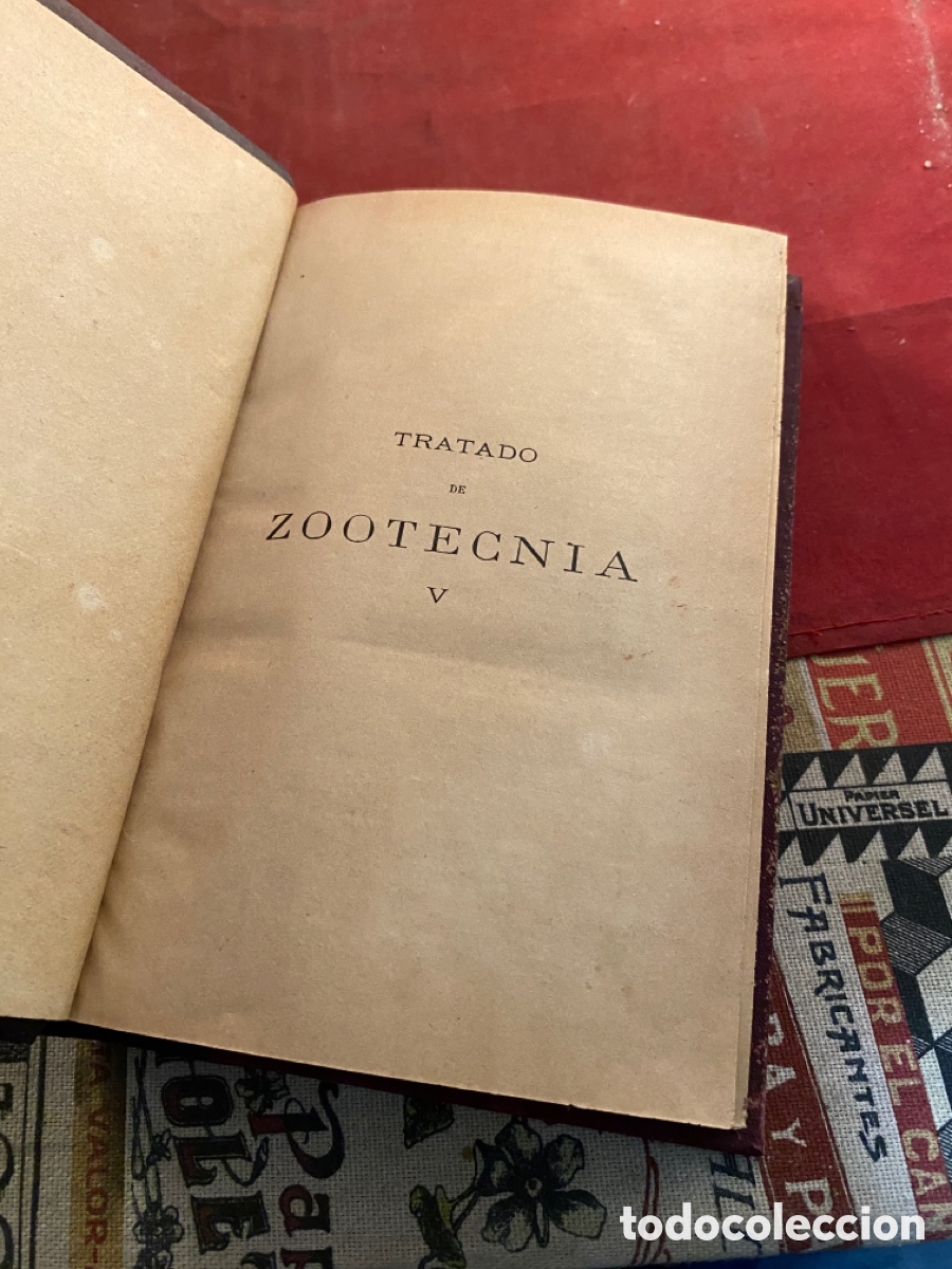 Libros antiguos: TRATADO DE ZOOTECNIA. 5 tomos - Foto 8