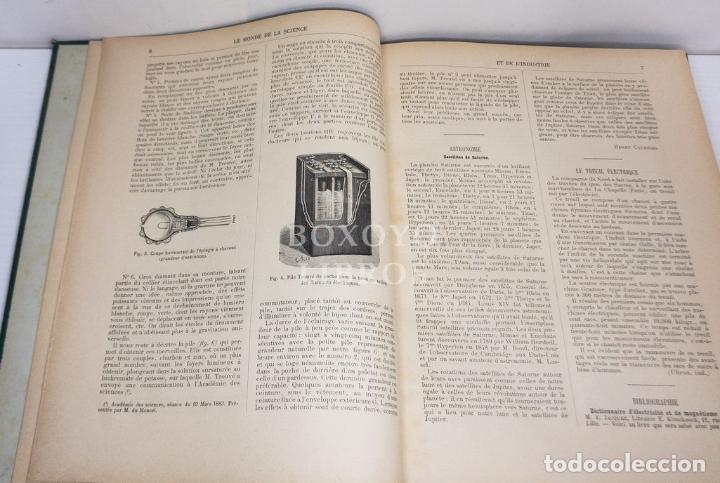 Libros antiguos: Le monde de la science et de lindustrie. 1884 - Foto 3