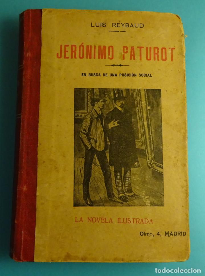 Libros antiguos: JER&Oacute;NIMO PATUROT. LUIS REYBAUD. LA NOVELA ILUSTRADA - Foto 1
