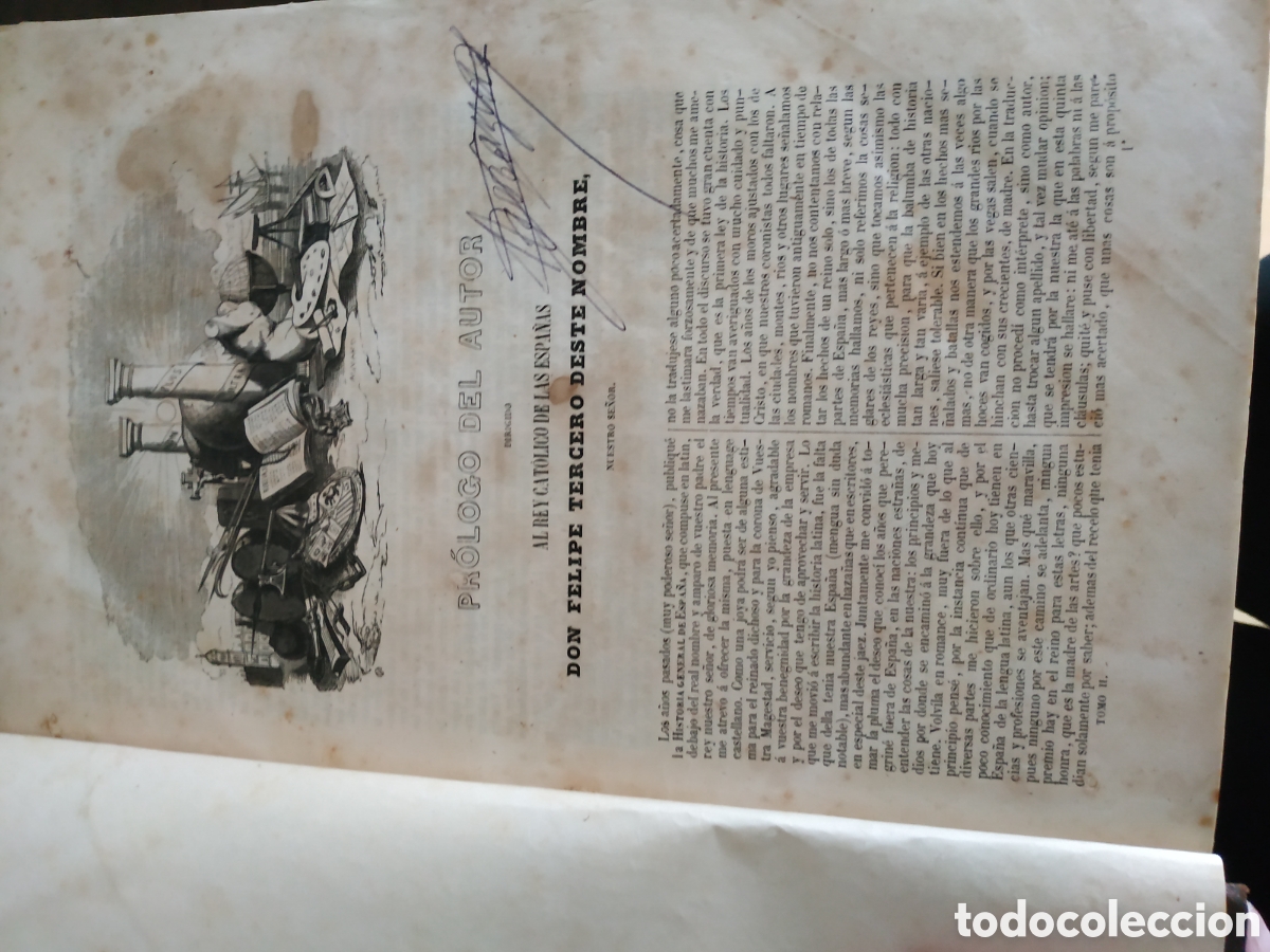 Libros antiguos: Historia de Espa&ntilde;a 2 tomos 1852 - Foto 5