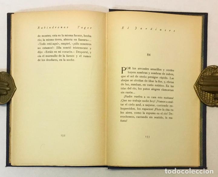 Libros antiguos: EL JARDINERO. - TAGOR, Rabindranaz. - Foto 5
