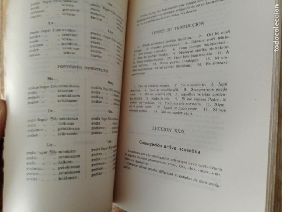 Libros antiguos: Gram&aacute;tica Vasca. Zamarripa y Uraga. 1933 - Foto 4