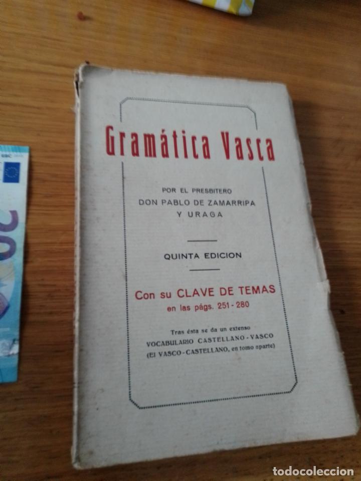 Libros antiguos: Gram&aacute;tica Vasca. Zamarripa y Uraga. 1933 - Foto 1