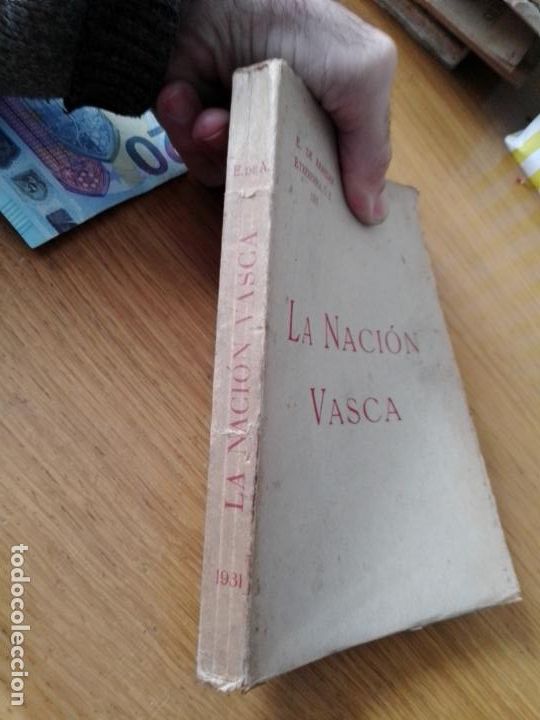 Libros antiguos: La Naci&oacute;n Vasca. E. De Aranzadi 1931 - Foto 2