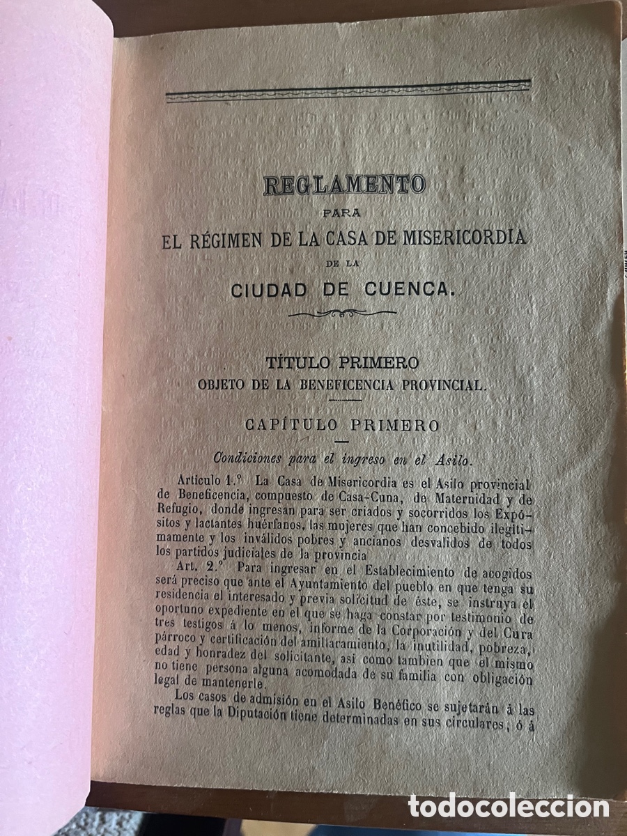 Libros antiguos: Cuenca 1890 - Foto 2