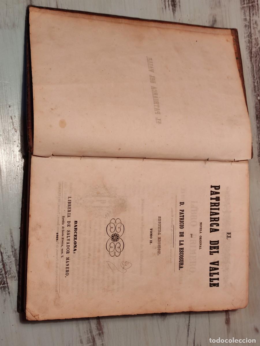 Libros antiguos: El Patriarca del valle - Foto 7