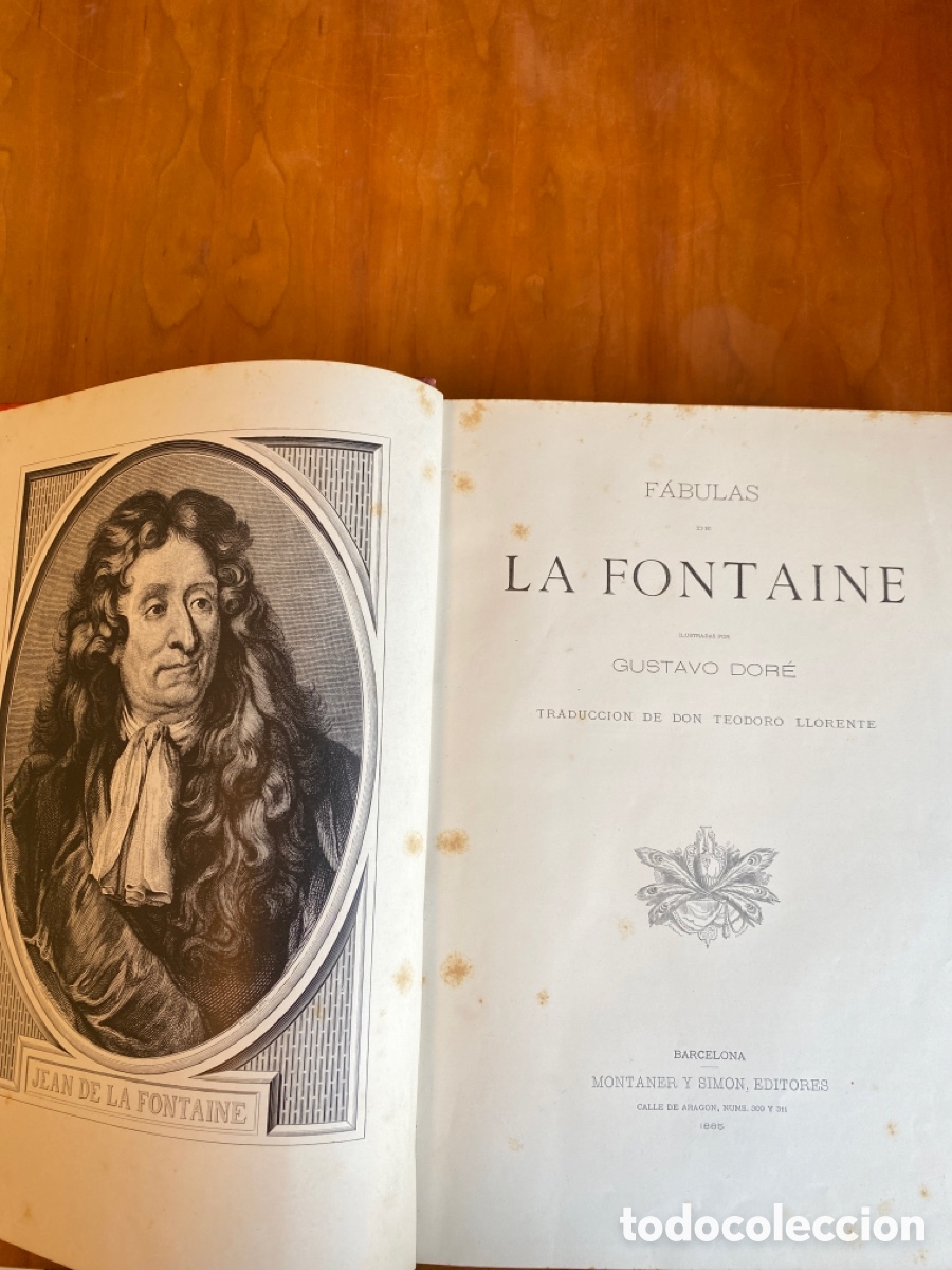 Libros antiguos: Fabulas de la Fontaine. - Foto 2