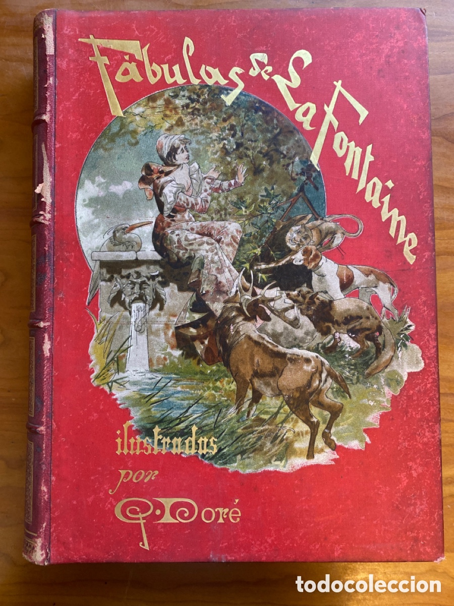 Libros antiguos: Fabulas de la Fontaine. - Foto 1