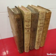 Libros antiguos: ESPECTÁCULO DE LA NATURALEZA LOTE 5 TOMOS 1ª Y 2ª EDICIÓN JOAQUÍN IBARRA (ENVÍO CERTIFICADO GRATIS). Lote 380348604