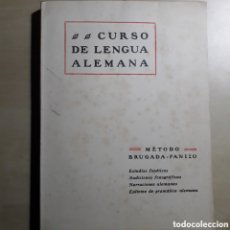 Libros antiguos: MÉTODO BRUGADA. CURSO DE LENGUA ALEMANA, BCN, 1927. Lote 380420884