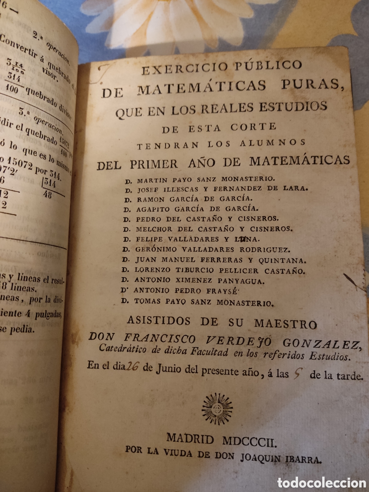 Libros antiguos: Diversas obras, aritmetica - Foto 2