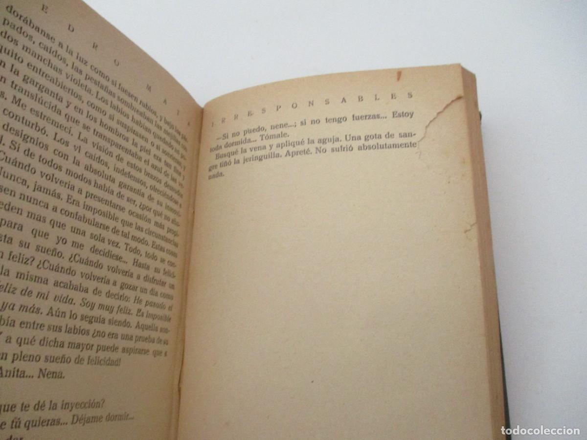 Libros antiguos: PEDRO MATA Irresponsables W15908 - Foto 3