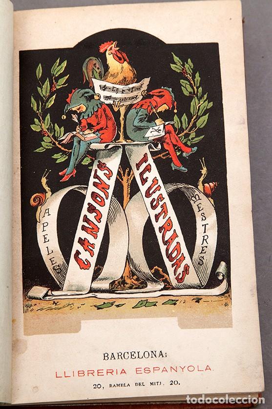 Libros antiguos: APELES MESTRES - CANSONS ILUSTRADAS - 1870 - Foto 1