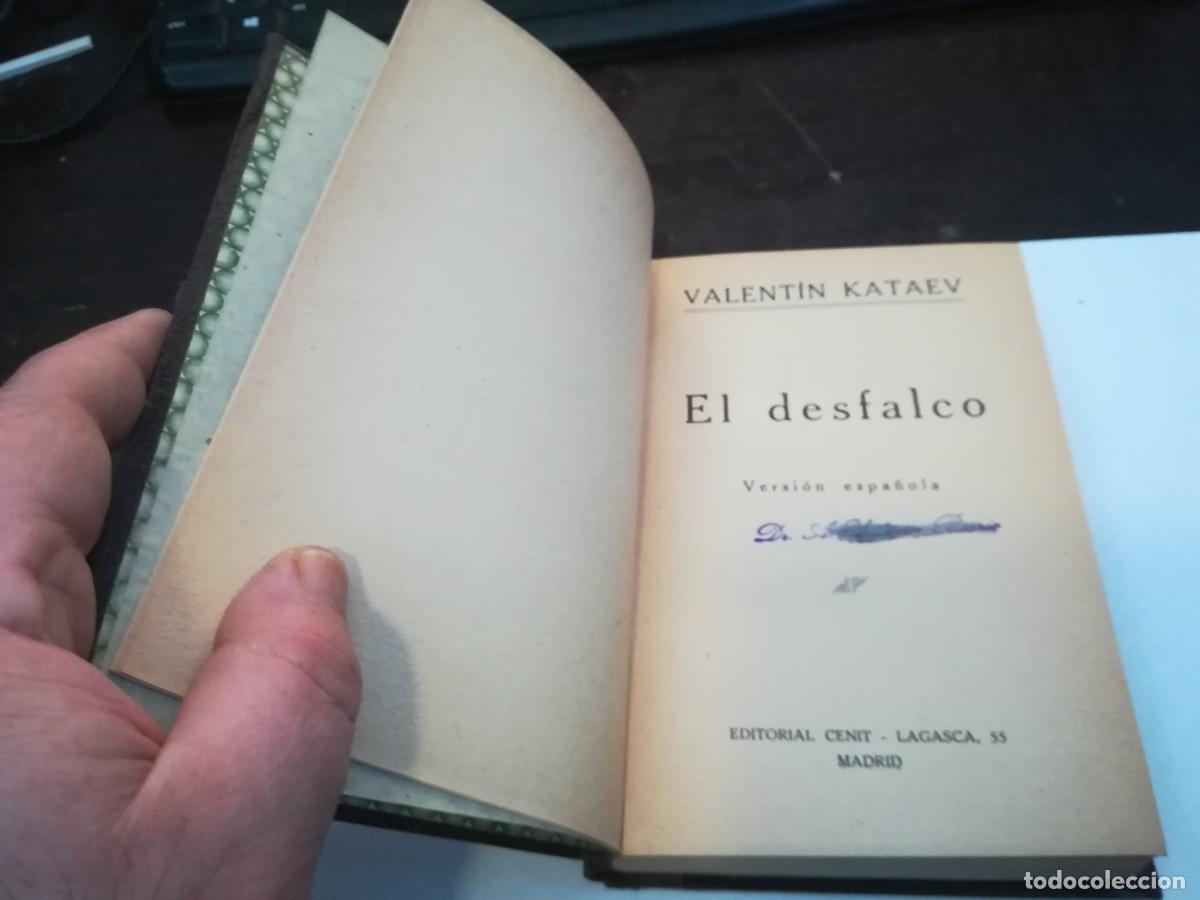 Libros antiguos: EL DESFALCO / VALENTIN KATAEV / CENIT 1929 / D004 - Foto 5