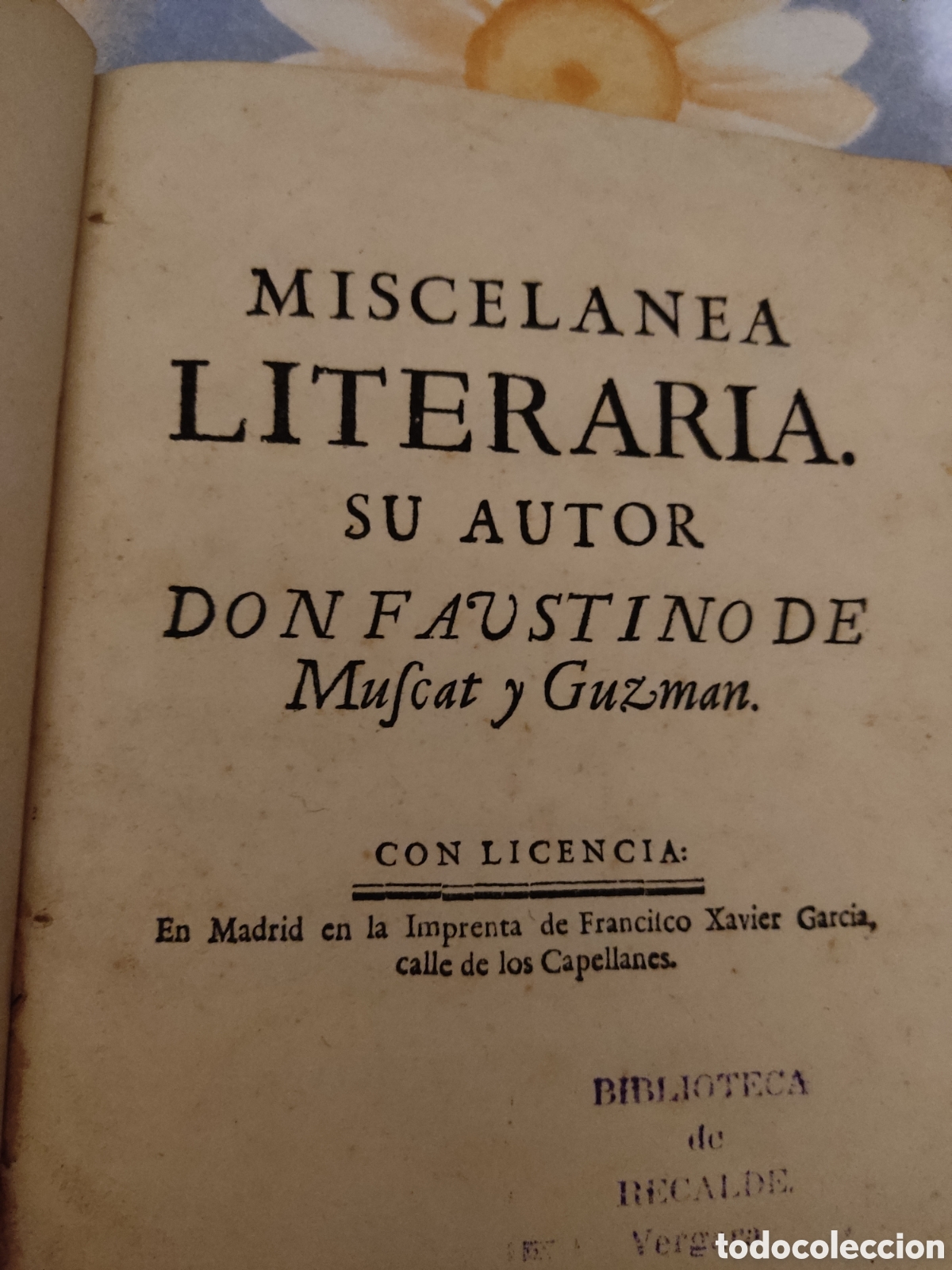 Libros antiguos: Diversas obras - Foto 1