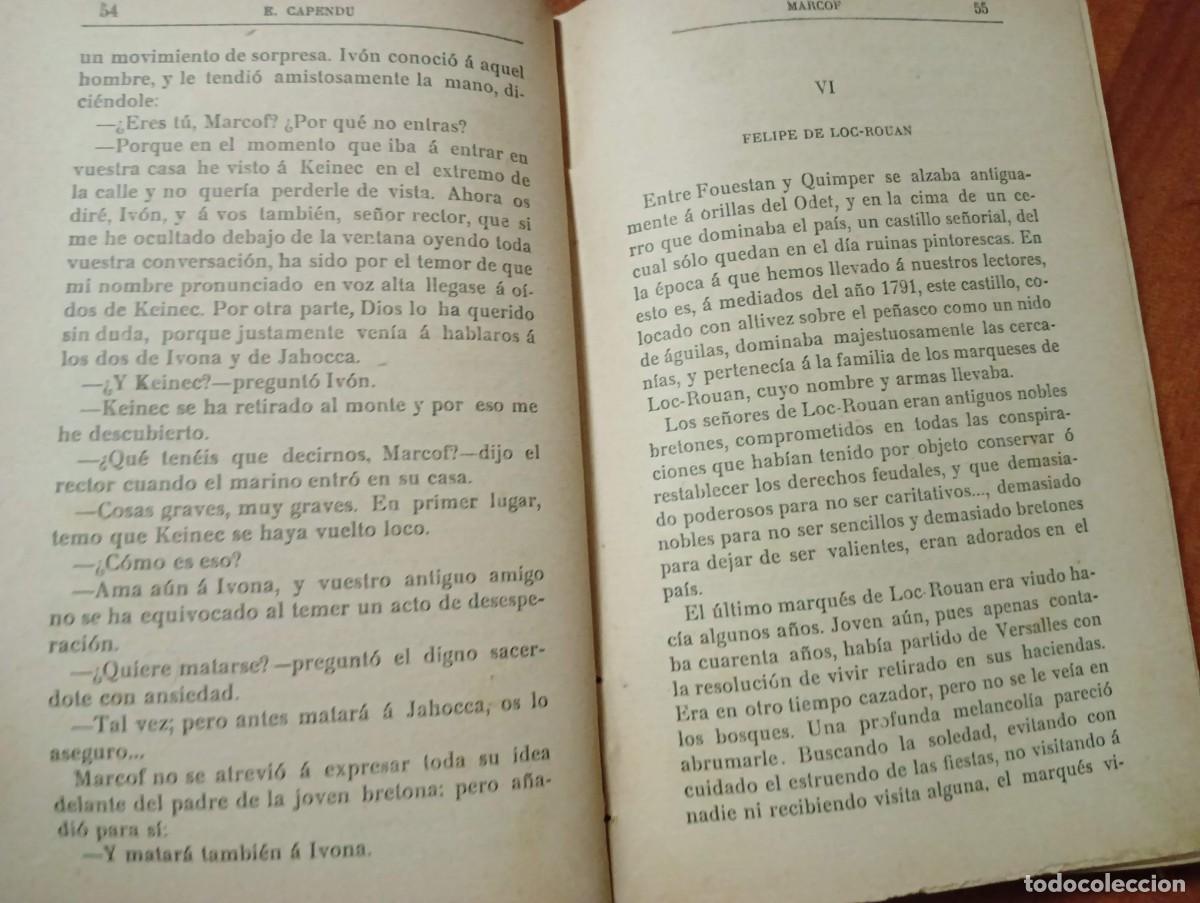 Libros antiguos: Marcof 2 tomos Ernesto Capendu 1911 - Foto 3
