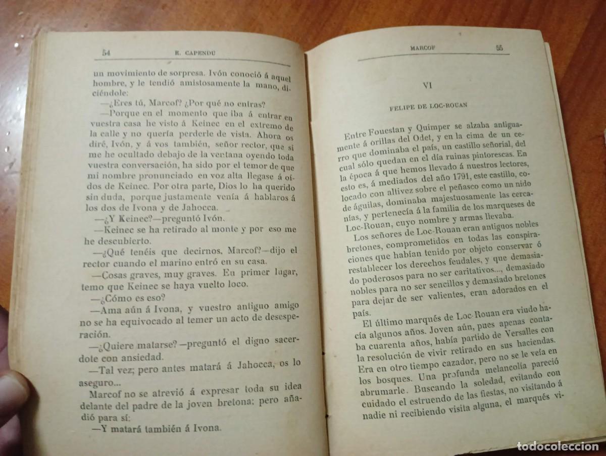 Libros antiguos: Marcof 2 tomos Ernesto Capendu 1911 - Foto 4