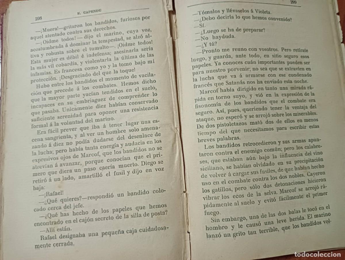 Libros antiguos: Marcof 2 tomos Ernesto Capendu 1911 - Foto 5