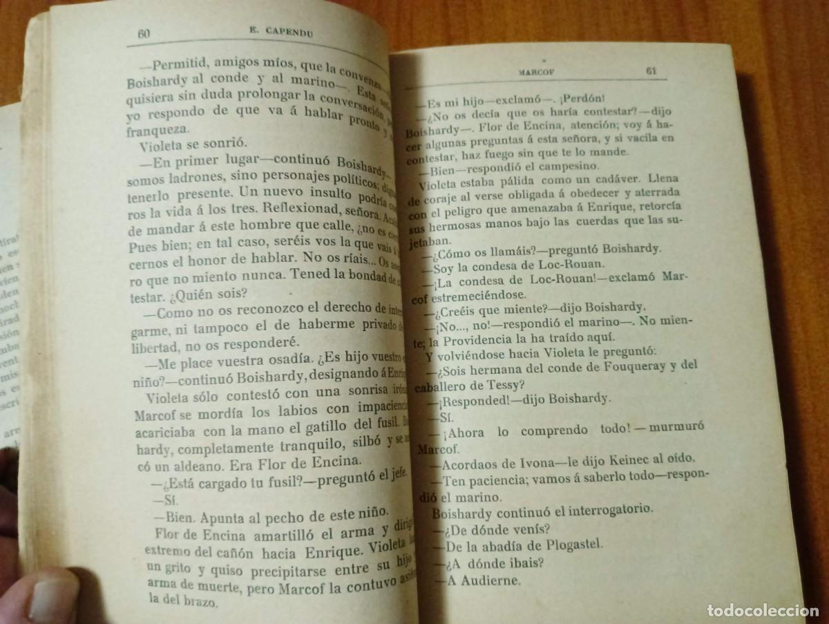 Libros antiguos: Marcof 2 tomos Ernesto Capendu 1911 - Foto 6
