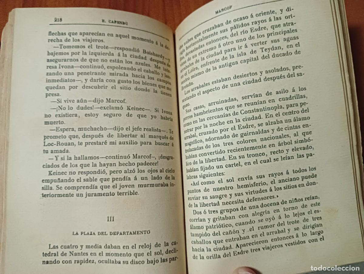 Libros antiguos: Marcof 2 tomos Ernesto Capendu 1911 - Foto 7
