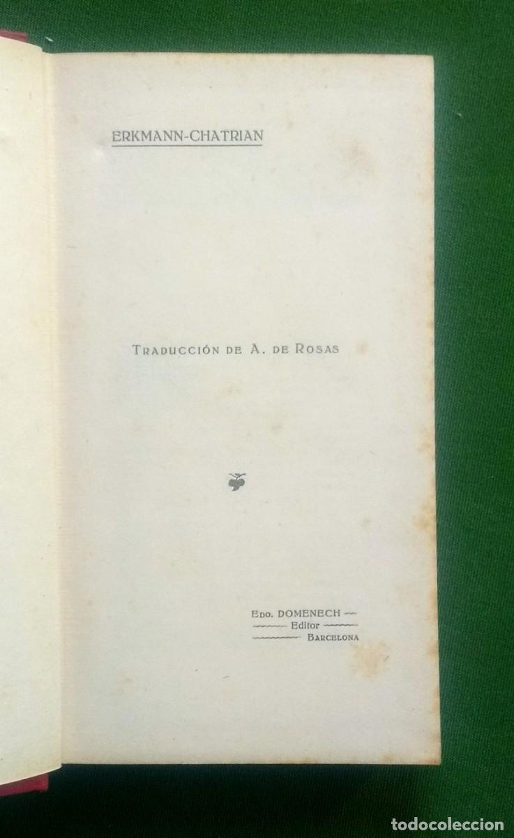 Libros antiguos: EL RECLUTA - ERKMANN-CHATRIAN. - Foto 3