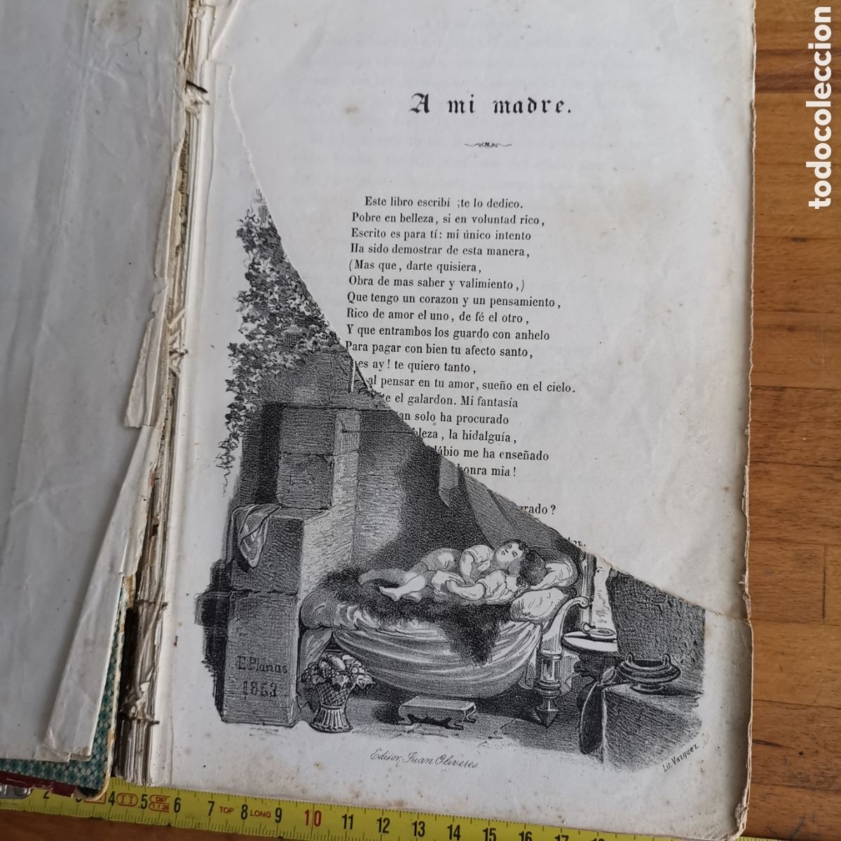 Libros antiguos: Libro Norma o La sacerdotisa de la Isla de Sen. De 1863 - Foto 2
