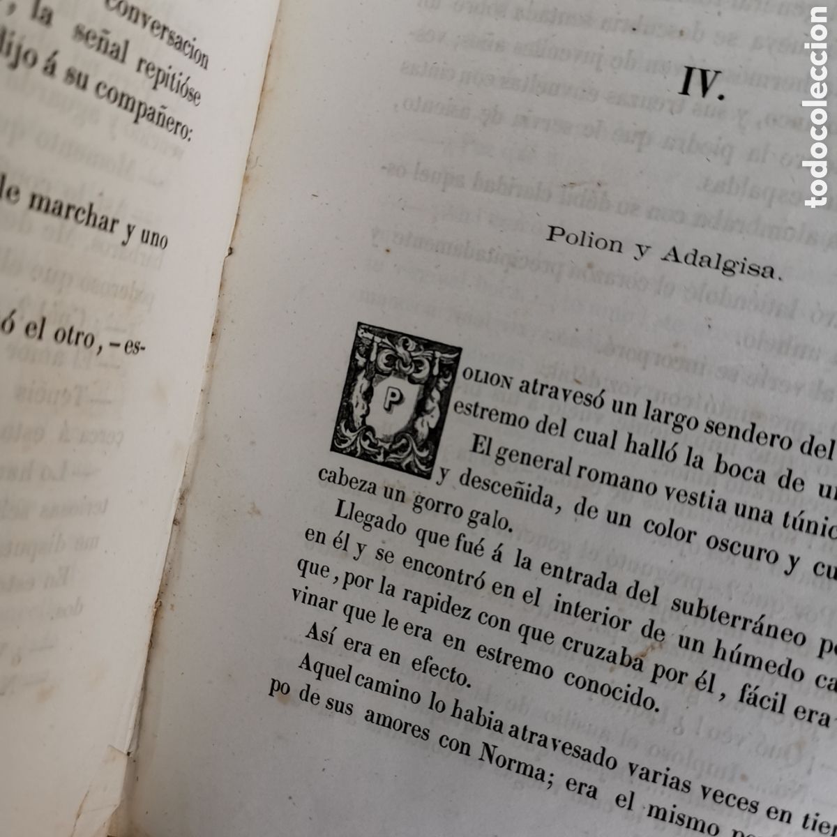 Libros antiguos: Libro Norma o La sacerdotisa de la Isla de Sen. De 1863 - Foto 12