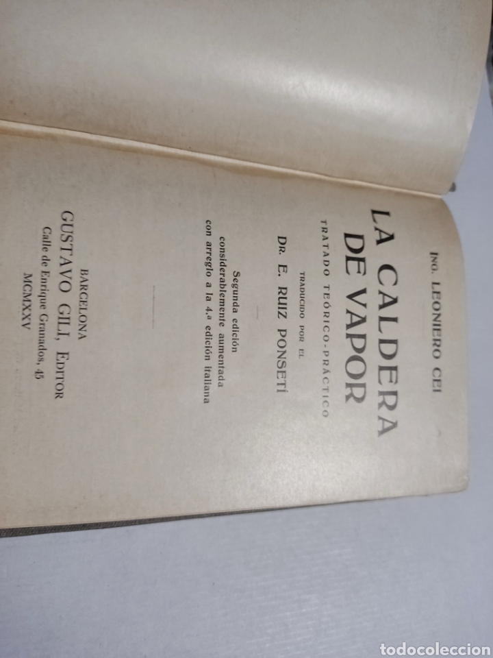 Libros antiguos: Libro La Caldera de Vapor 1925 - Foto 4