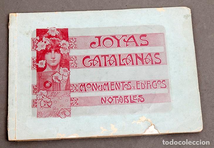 Libros antiguos: JOYAS CATALANAS - MONUMENTOS Y EDIFICIOS NOTABLES DE CATALU&Ntilde;A Y BALEARES - Foto 1