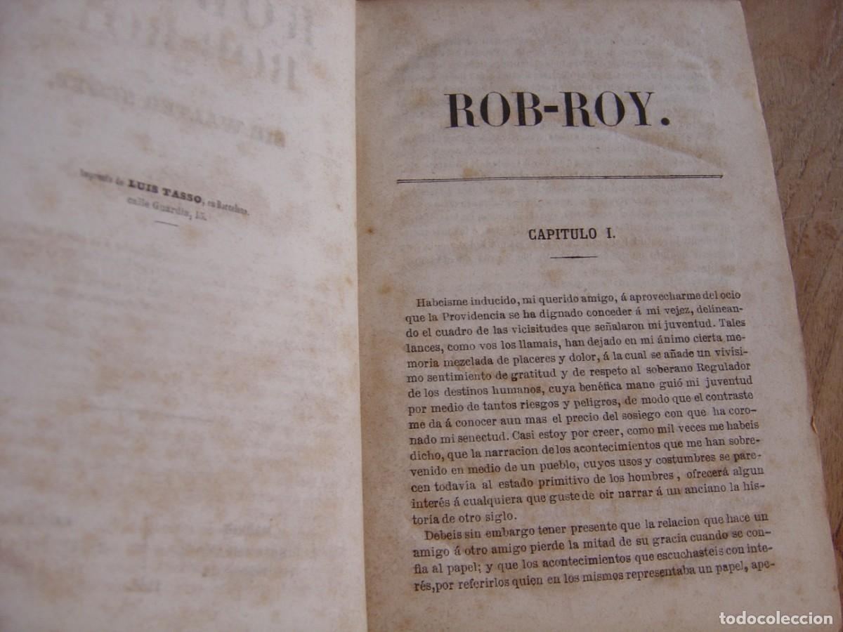 Libros antiguos: BOB - ROY. SIR WALTER SCOTT. 1858 - Foto 4