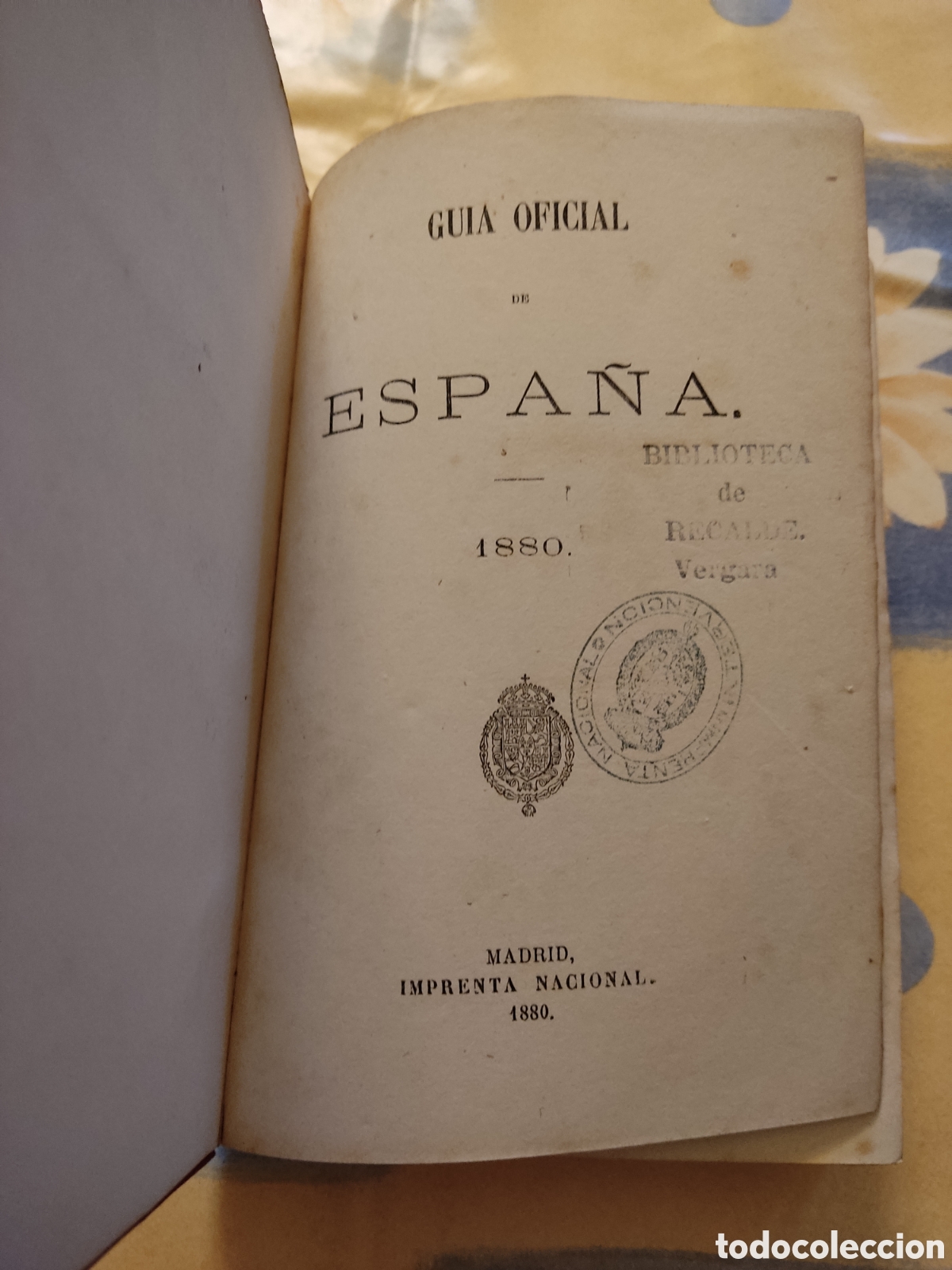Libros antiguos: 1880 guia oficial de Espa&ntilde;a - Foto 3