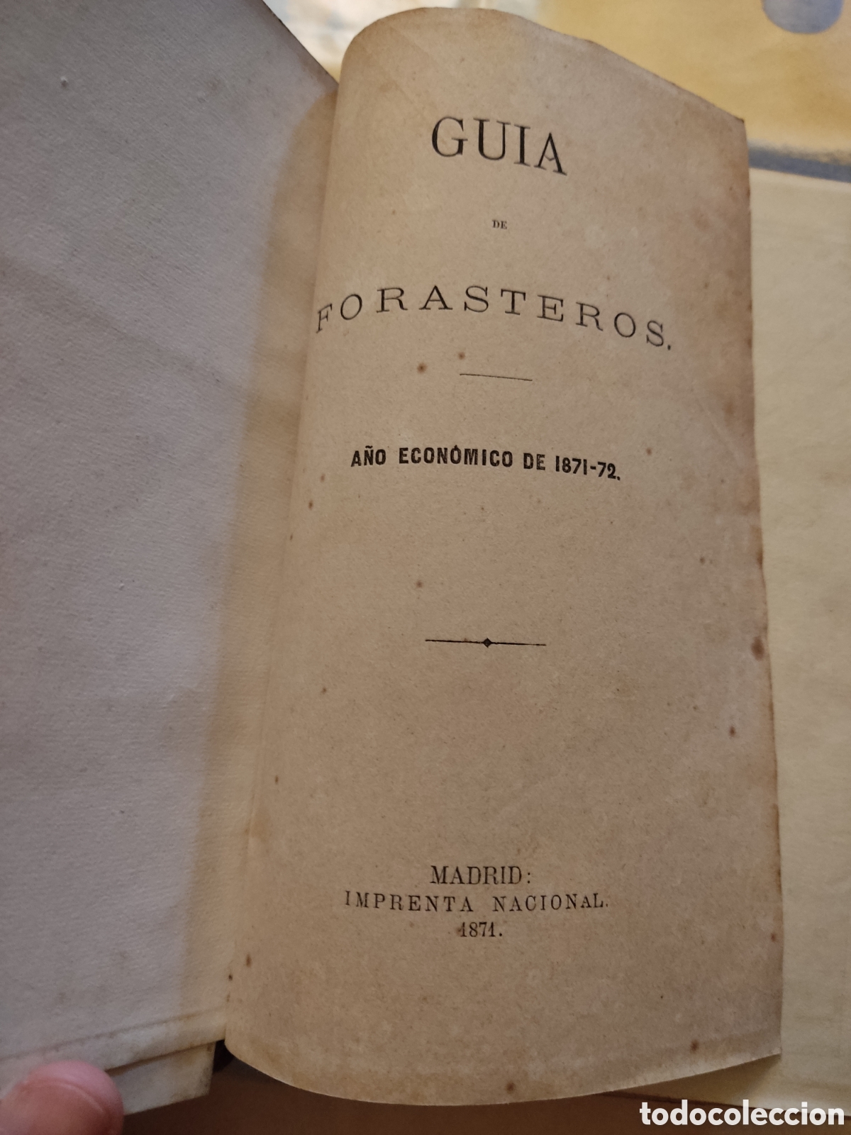 Libros antiguos: 1871 guia de forasteros de Madrid - Foto 4