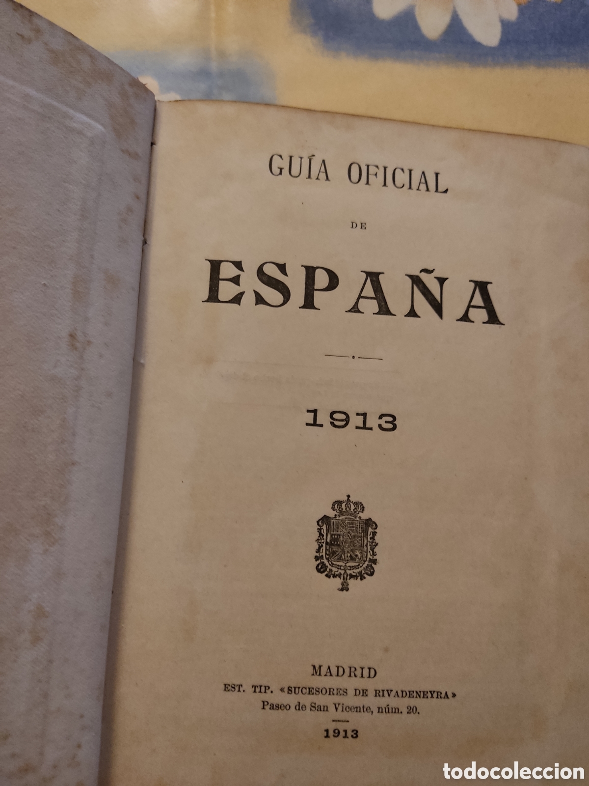 Libros antiguos: 1913 guia oficial de Espa&ntilde;a - Foto 3