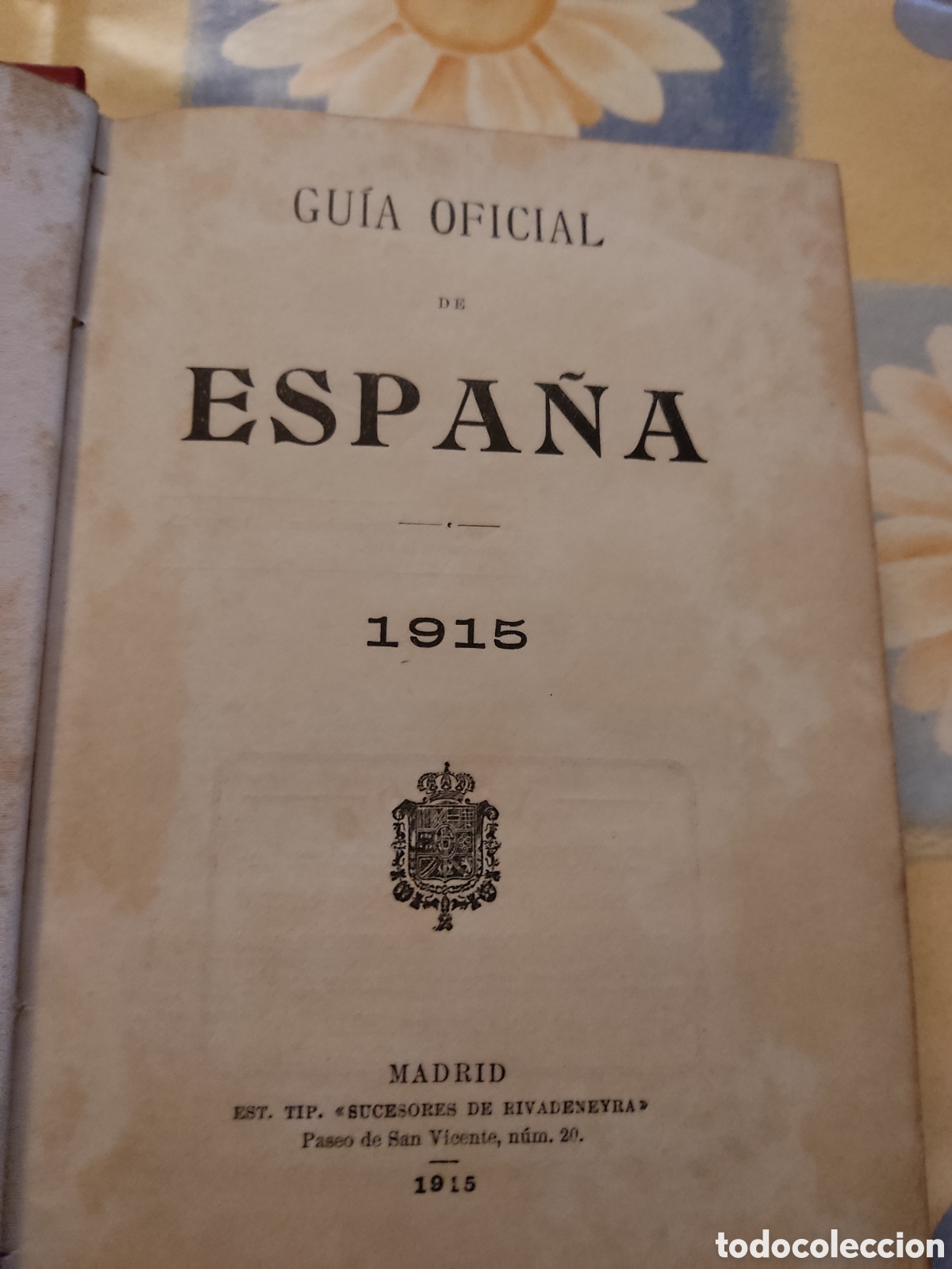 Antiquarische B&uuml;cher: 1915 guia oficial de espa&ntilde;a madrid