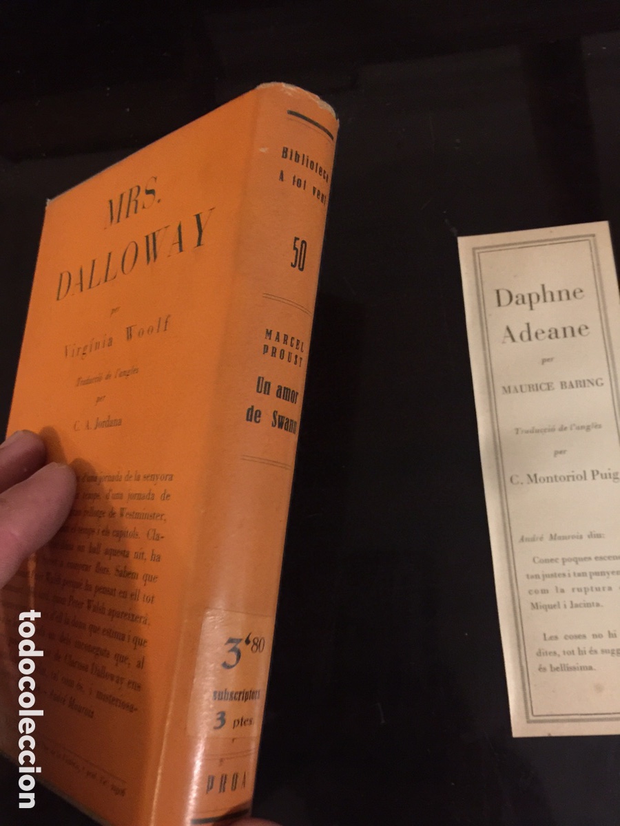 Libros antiguos: Marcel Proust; Un amor de Swann. Proa 1932. En catal&agrave; - Foto 2
