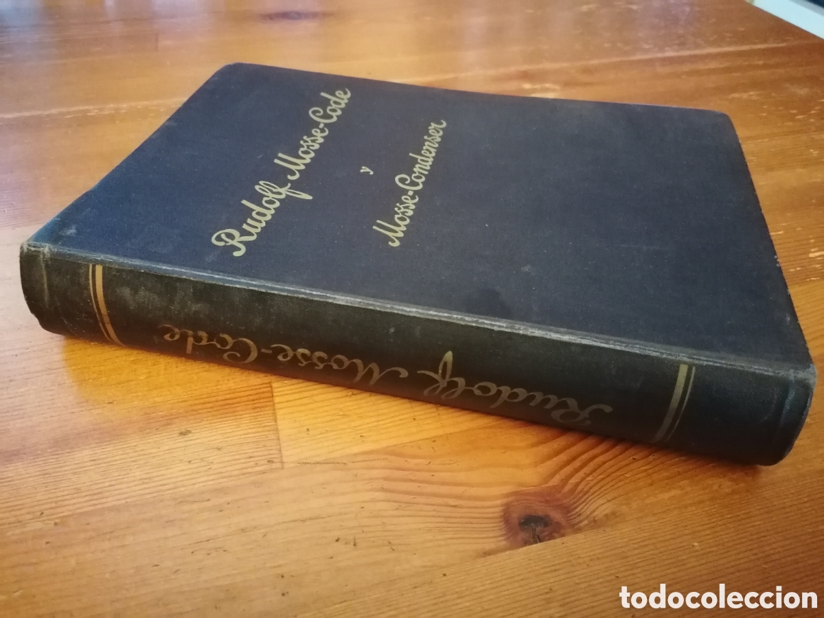 Libros antiguos: Rudolf Mosse-Code y Mosse-Condenser - 1926 - Foto 2