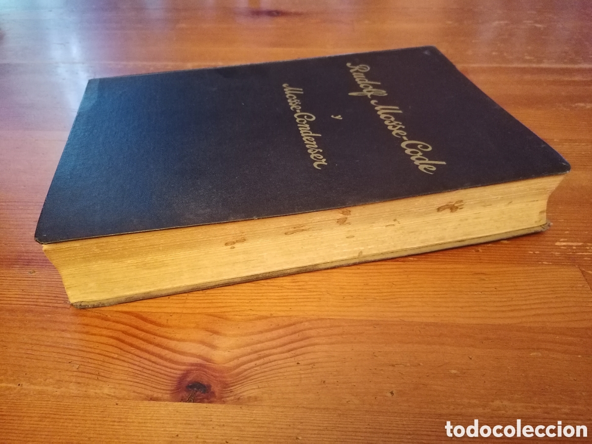 Libros antiguos: Rudolf Mosse-Code y Mosse-Condenser - 1926 - Foto 6