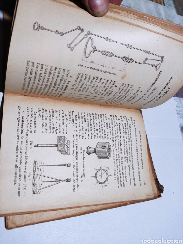 Libros antiguos: Libro lecciones elementales de geometr&iacute;a - Foto 4